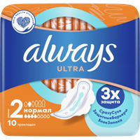 Прокладки Always Ultra Normal 10шт
