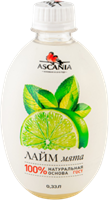 Напиток Аскания Лайм мята газированный 0,33л