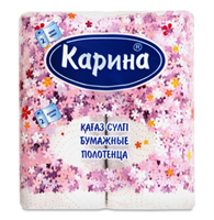 Полотенце бумажное Карина 2рул