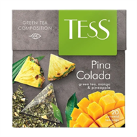 Чай зеленый Tess Pina Colada 20 пирамид