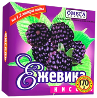 Кисель Омега Ежевика 170гр