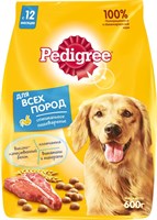 Педигри для взрослых собак с говядиной 600гр