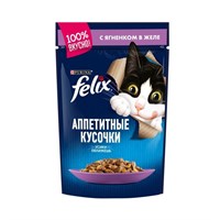Феликс кусочки в желе ягненок 75гр