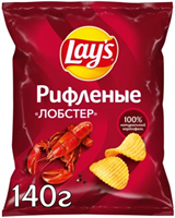 Чипсы Lay's лобстер 140 гр.