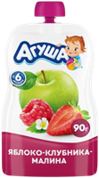 Пюре Агуша Я Сам клубника,малина 90гр 