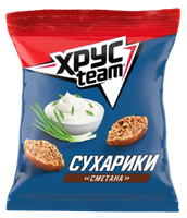 Сухарики ХРУСteam Сметана 100 гр.