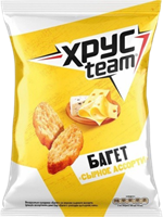 Сухарики ХРУСteam Багет Сырное Ассорти 60 гр.