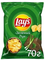 Чипсы Lay's молодой зеленый лук 70 гр.