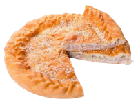 Пирог с семгой и картофелем