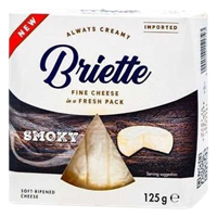 Сыр Briette Smoky с белой плесенью и ароматом дыма 60% 125гр