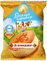 Мороженое Веселая коровка сэндвич пломбир 74гр