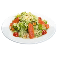 Салат Цезарь с лососем 270 гр.