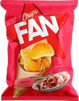 Чипсы "FAN" Бекон  65 гр