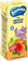 БОНДИ сок Яблоко-персик 0,2л