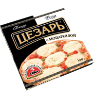 Пицца с моцареллой Цезарь 390гр