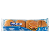 Булочка для гамбургеров из пшеничной муки с кунжутом 240 гр