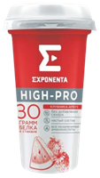 Напиток Exponenta High-Pro кисломол.обезжир. клубника-арбуз 250гр