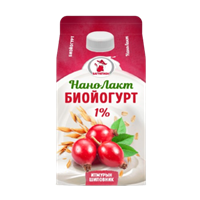 Биойогурт Нанолакт шиповник 1% 450гр