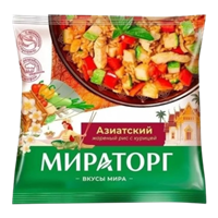 Азиатский жареный рис с курицей с/м 400 гр Мираторг