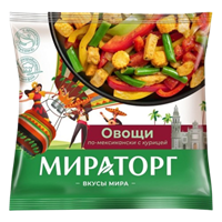 Овощи по-мексикански с курицей с/м 400 гр Мираторг