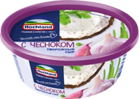 Творожный сыр Хохланд с чесноком 140гр