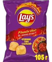Чипсы Lay's Тако с сальсой 105гр