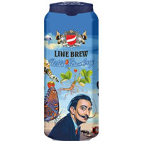 Пиво Line Brew Strawberry ж\б 0.568л