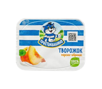 Простоквашино Творог Персик-Абрикос 130 гр