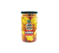 Оливки HiFood с косточкой премиум в остром рассоле 350гр