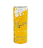 Энергетический напиток в банке Red Bull Yellow Edition Тропические фрукты 0,25л