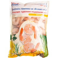 Креветка варено-мороженая очищенная с хвостом 16/20 Fish Dream