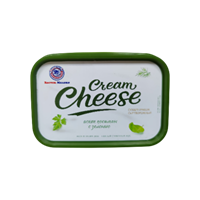 Сыр творожный Восток Молоко с зеленью 180гр