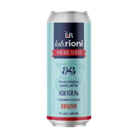 Напиток спиртной Lab.Rioni Vintage Series с коньяком и вкусом вишни 7% 0.45