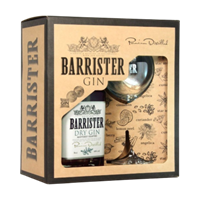 Джин Barrister dry ПУ + бокал 0,75л