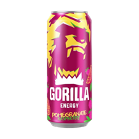 Энергетический напиток Gorilla Гранат Малина в банке 0,45 л.
