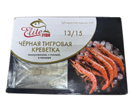 Креветка Elite Fish с/мороженная с головой в панцире 13/15 1кг