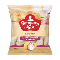 Вареники Бабушка Аня с картофелем и луком 430гр