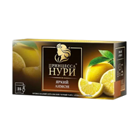 Чай черный Принцесса Нури Лимон 25 пакетов