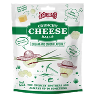 Сыр сухой Джюгас Сырные шарики со вкусом сливок и лука 40гр