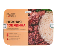 Нежная говядина с рисом Басмати Sau Food SMART LUNCH, 300гр