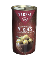 Оливки Sarasa Verdes зеленые без косточки ж/б 350 гр