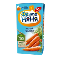 Сок ФрутоНяня Морковь с мякотью 0,2л