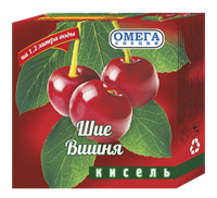 Кисель Омега Вишня 170гр