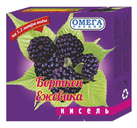 Кисель Омега Ежевика 170гр