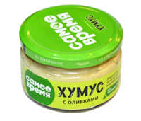 Хумус Самое время с оливками 200гр 