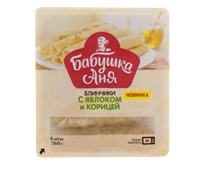 Блинчики Бабушка Аня с яблоком и корицей 360гр