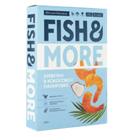 Креветки Fish & More в кокосовой панировке 1кг