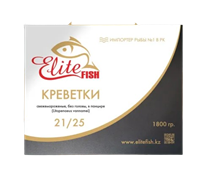 Креветки Elite Fish зам.cырая без головы в панцире 21/25 1,8кг