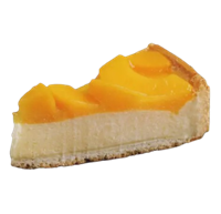 Чизкейк ELENBACHER сливочный с персиком Германия 1 порция 200гр