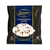 Шампиньоны Bauer Резаные 400гр